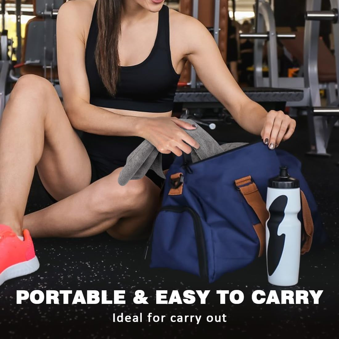 ORIGTHY Gym Towels, Highly Absorbent Sweat Towels, Soft and Quick Drying Gym Tow