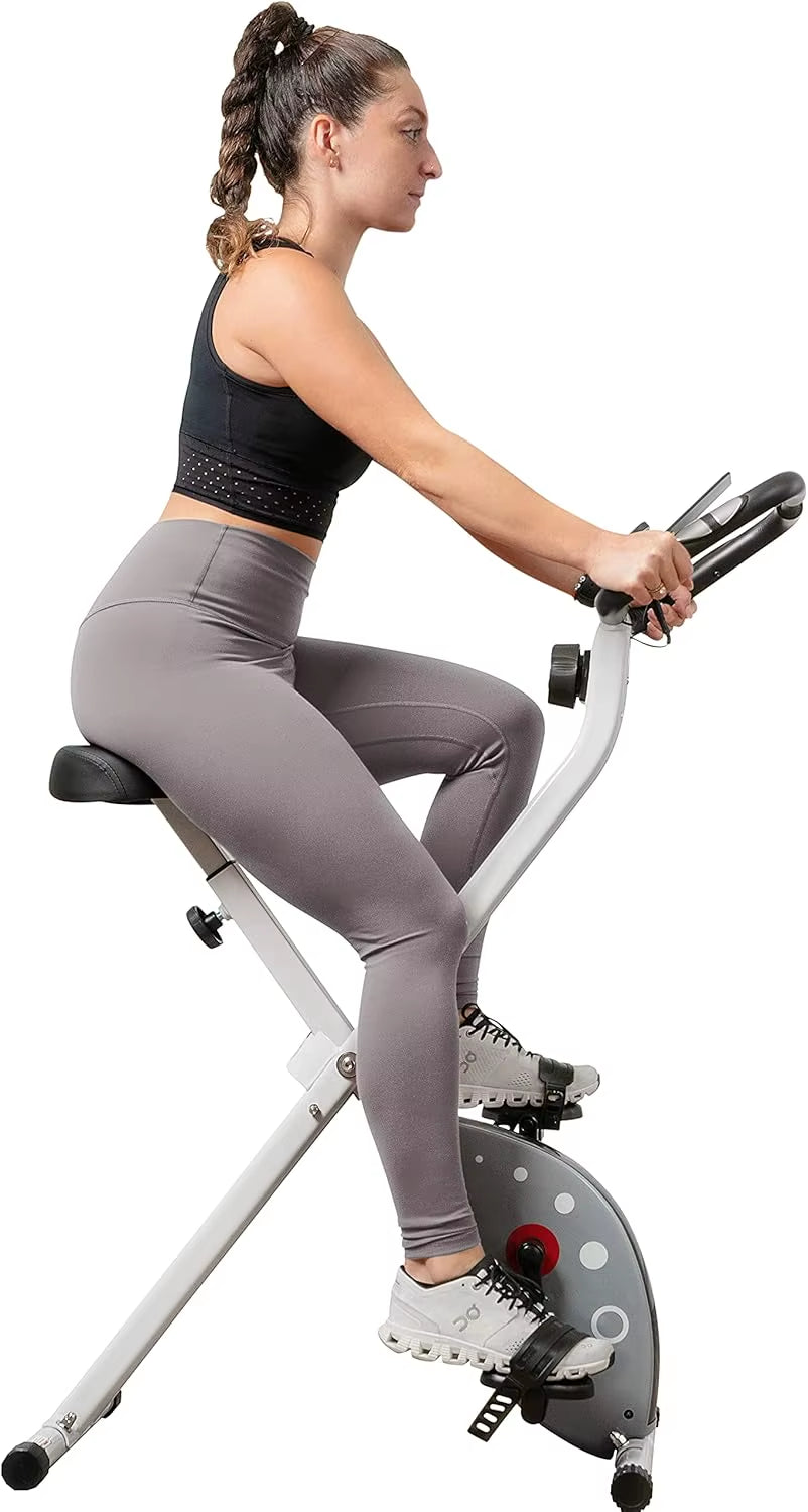 Exercise Bike W/Pulse Sensors & Adjustable Cushion Seat, Home Cardio Training Machine for Adults/Seniors' Indoor Cycling Workout